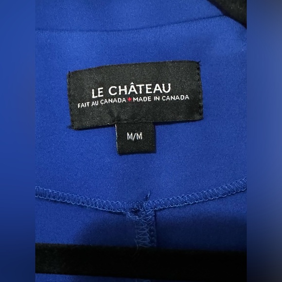 Le Chateau Royal Blue Coat - Size M - Picture 4 of 5